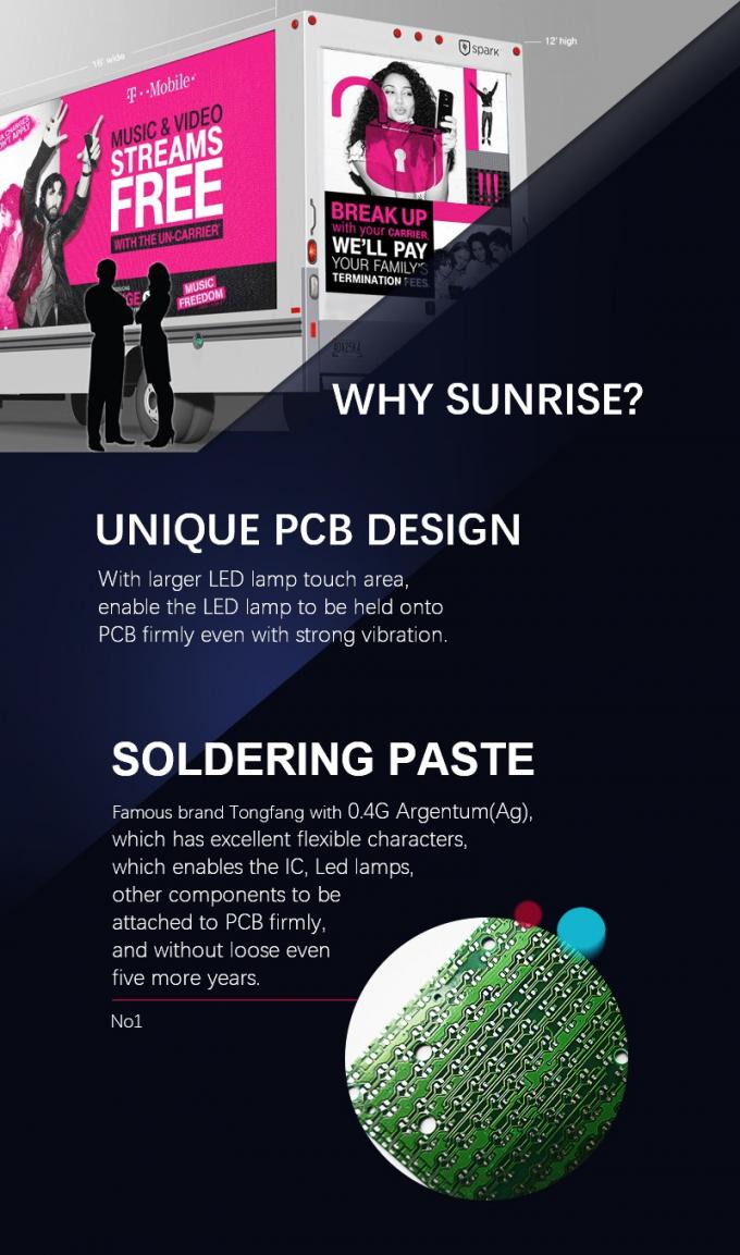 Panneau d'affichage numérique extérieur Écran LED de camion mobile couleur pleine P4.8 P6 P8 Écran d'affichage LED de camion publicitaire 2