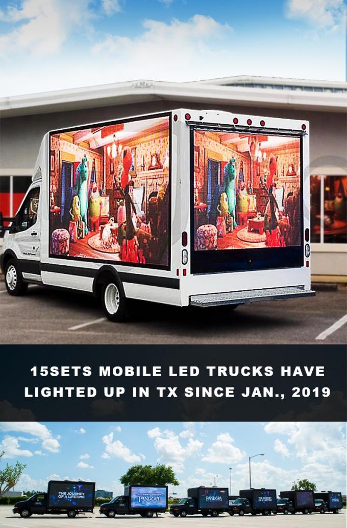 Panneau d'affichage numérique extérieur Écran LED de camion mobile couleur pleine P4.8 P6 P8 Écran d'affichage LED de camion publicitaire 1