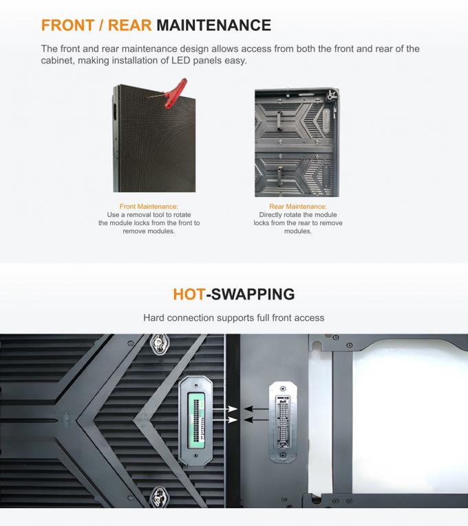 Écran d'affichage extérieur à LED fixe P3.91 P4.81 P6.25 P7.8 P10.4 Paroi vidéo LED pleine couleur mince 2