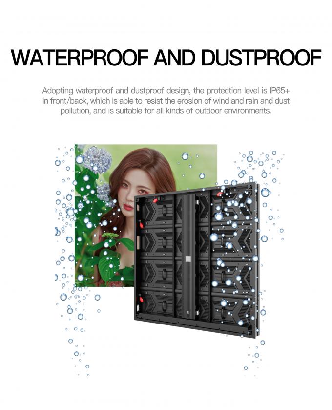 Modules d'affichage extérieur à LED économes en énergie P3.91 pour la publicité vidéo 5