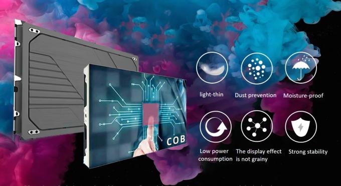 Panneau d'aluminium intérieur LED à mouture sous pression, paroi vidéo à haute résistance pour applications intérieures et extérieures 0