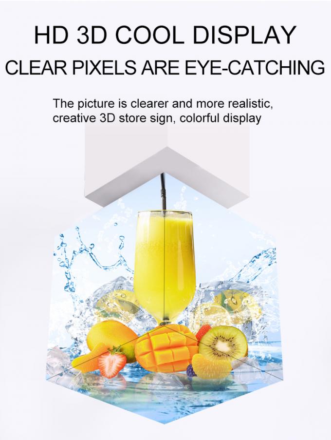 Écran LED cube P2.5 P3 P4mm personnalisé pour la publicité dans les magasins de détail 0