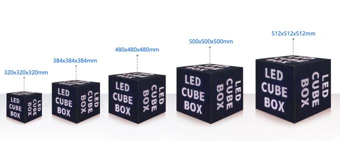 Écran LED cube P2.5 P3 P4mm personnalisé pour la publicité dans les magasins de détail 5
