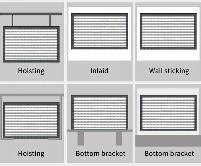 3.91-7.82mm Pixel Pitch Écran d'affichage LED transparent avec 75% de transparence pour une distance de vision de 5 à 100 m 9