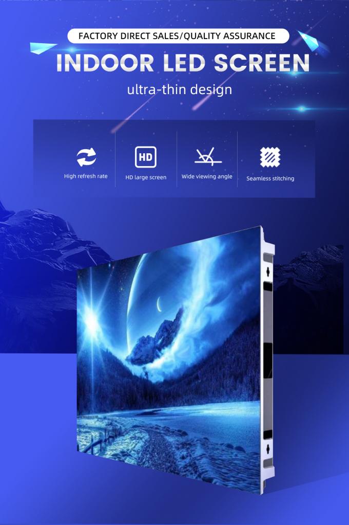 8K 4K HD P1.2 P1.5 P1.8 P2 P2.5 P3 Couleur complète Ultrafin Fixé Intérieur LED Vidéo Écran de panneau murale 0