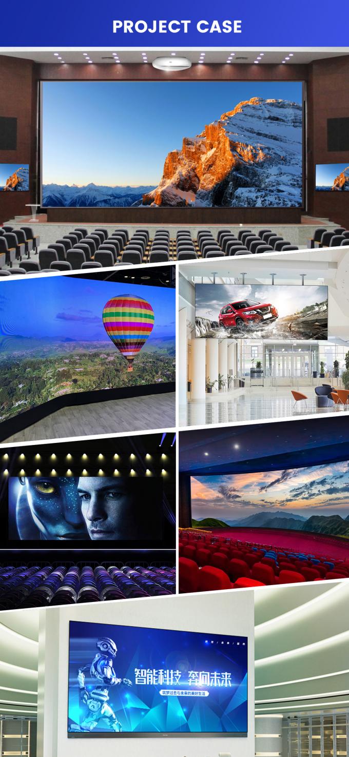 8K 4K HD P1.2 P1.5 P1.8 P2 P2.5 P3 Couleur complète Ultrafin Fixé Intérieur LED Vidéo Écran de panneau murale 2