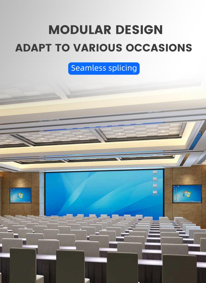 8K 4K HD P1.2 P1.5 P1.8 P2 P2.5 P3 Couleur complète Ultrafin Fixé Intérieur LED Vidéo Écran de panneau murale 3