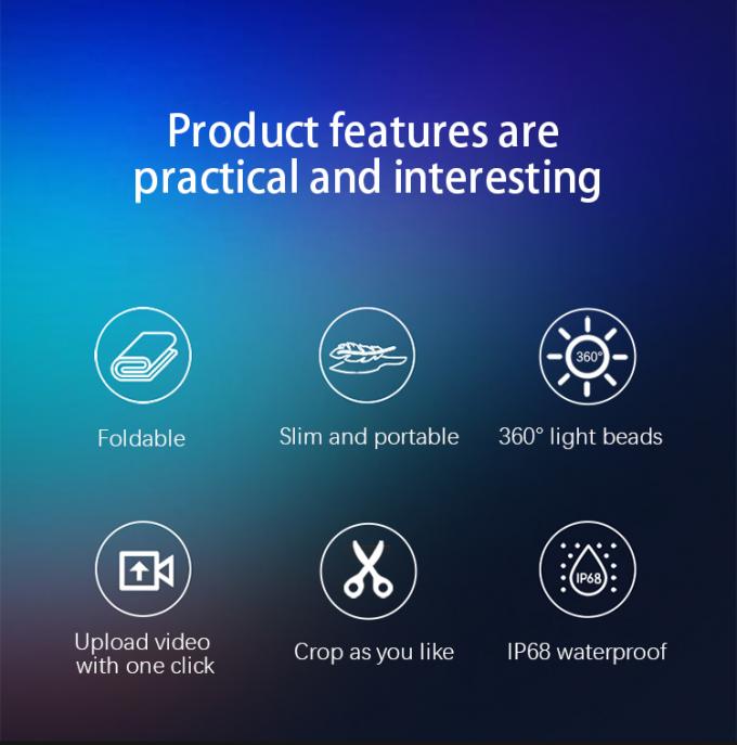 Écran LED volant avec tapis magique de drone Écran de film LED Rechargeable pour la publicité extérieure Personnalisé 1