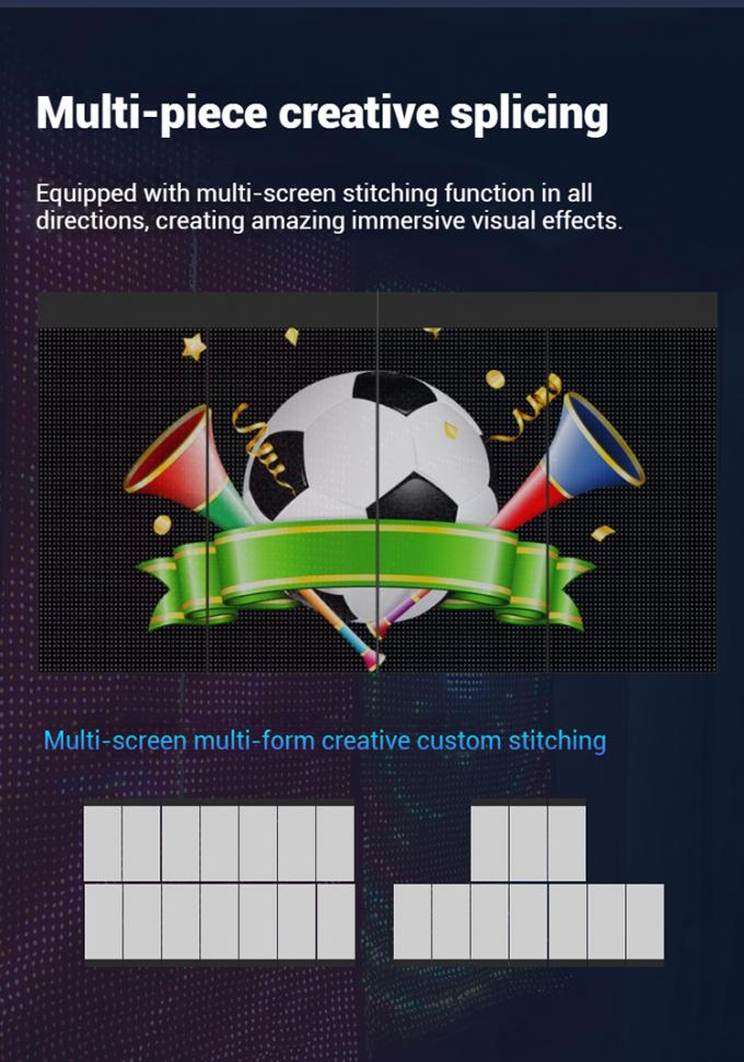 Écran LED volant avec tapis magique de drone Écran de film LED Rechargeable pour la publicité extérieure Personnalisé 4